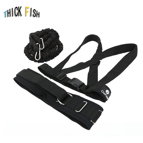 

80lb double resistance training tension rope elastic track and field running explosive force bouncing physical fitness