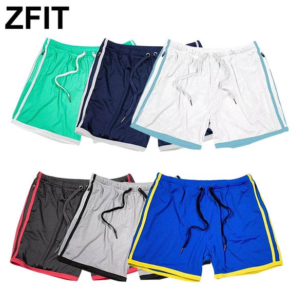 

2020 summer shorts men sport training three shorts quick drying running mens gym fitness elastic waist solid, Black;blue