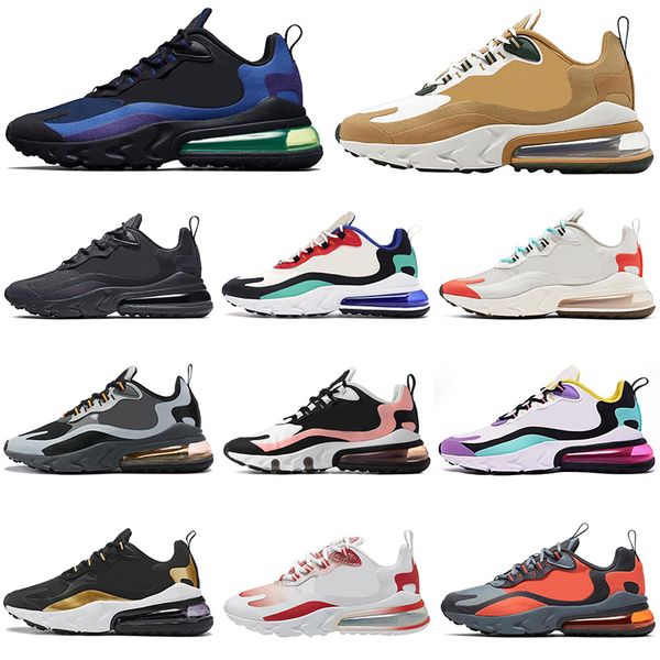 

270 react camo stock x 270s men women running shoes triple black bauhuas athletics outdoor mens womens trainers sports sneakers runners