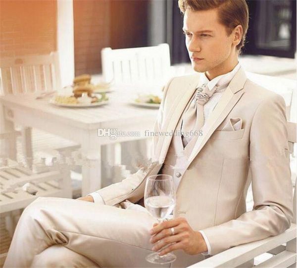 

новые one button groomsmen пик нагрудные свадебные жених смокинги мужские костюмы свадьба / выпускной вечер / ужин лучший мужской блейзер (к, Black;gray
