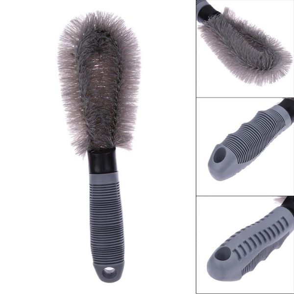 

car wheel brush car wash tool tire brush special cleaning kit dusting cleaning tool l-shaped multi-function wheel