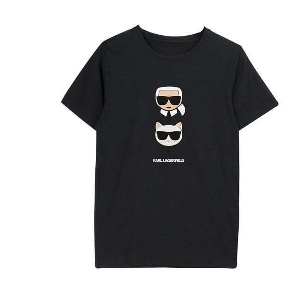 

karl t-shirt women summer tag-t-shirts girl t shirts fashion funny print tshirt boy white casual women t-shirts t5190605