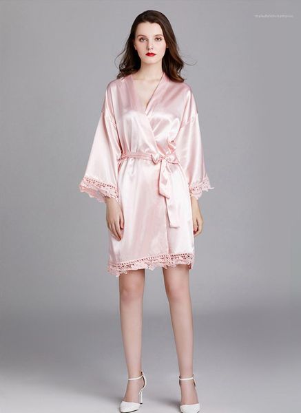 

spring summer designer lace hollow out bandage sleepwear females fashion casual underwear womens pluse size silk pyjamas robes, Black;red