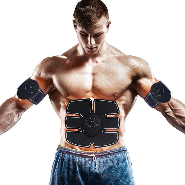 

douyin celebrity style] men and women abdominal stickers smart fitness equipment losing weight belly holding household exercise