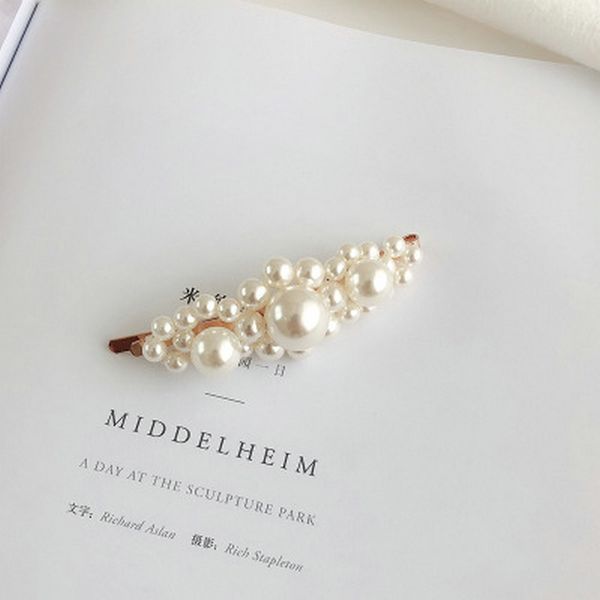 

pearl привязок клипы барретт hairclip шпильки pearl white неоновые аксессуары для волос zilver en parel haaraccessoires uyymz, Black;brown