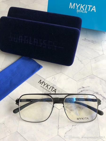 

new mykita 1769 sunglasses for man pilot frame with mirror ultralight frame memory alloy oversized sunglasses for women cool outdoor design, White;black