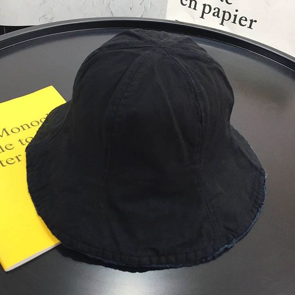 

summer new women's caps casual decorative cloth cap city bucket hat monochrome simple beach girl sun hats ng sale, Blue;gray