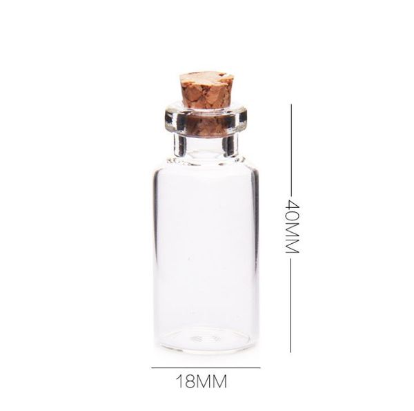 5ml Cork Garrafas Madeira Mini copo de plástico Stopper pequena garrafa Vial Jars Pingentes Artesanato drift garrafa de armazenamento Craft SN568