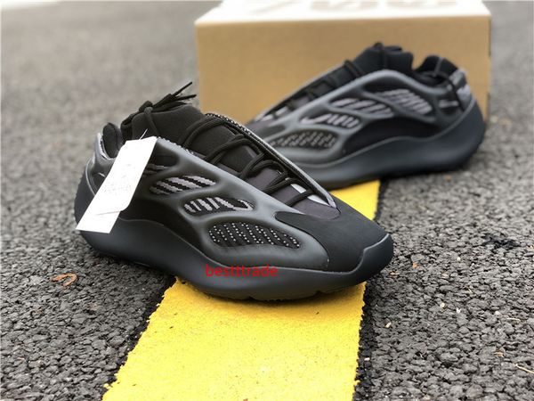 

подлинные оригиналы черный 700 v3 azael черный белый 3 м светоотражающие kanye west мужчины женщины кроссовки спортивные кроссовки ef с