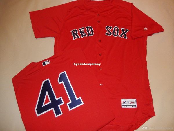 

custom boston #41 chris sale game flex base jersey red new 48 mens stitched jerseys big and tall size xs-6xl for sale, Black;blue