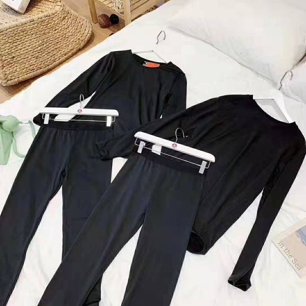 

men women thermal underwear desinger canada brand new fleeced warm underwear suits black color with box package women white men black, Black;white