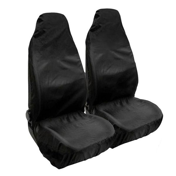 

1 pair easy install front protectors universal foldable heavy duty durable anti dust car interior seat cover polyester truck