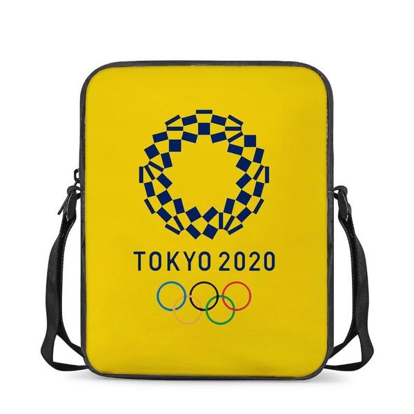 

tokyo olympic смазливая мультфильм mascot crossbody сумка мода повседневная путешествия лагерь unisex почтальон мешков