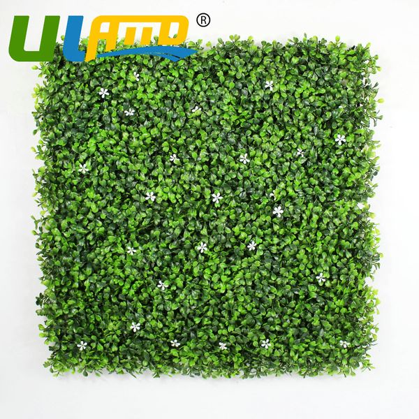 

uland 25x25cm / pc искусственный самшит панели хеджес синтетический балкон ограждение уф конфиденциальность стена забора плюща главная украш