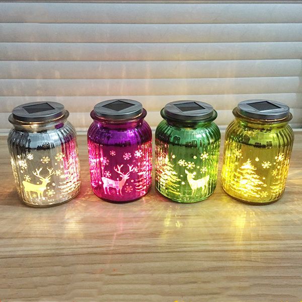 

solar mason jar lights , 20 led waterproof fairy firefly jar lids string lights,12 hangers and jars included