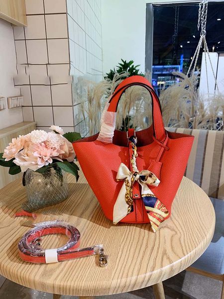

fashion bags designer luxury handbag purse genuine leather hamz bucket style basket fashion totes litchi pattern designer ladies purse bag