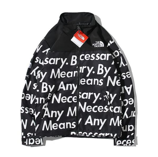 

wholesale mens jackets coats fashion design jackets for mens windbreaker with letters winter mens sportwear 3 colors size m-2xl available, Black;brown