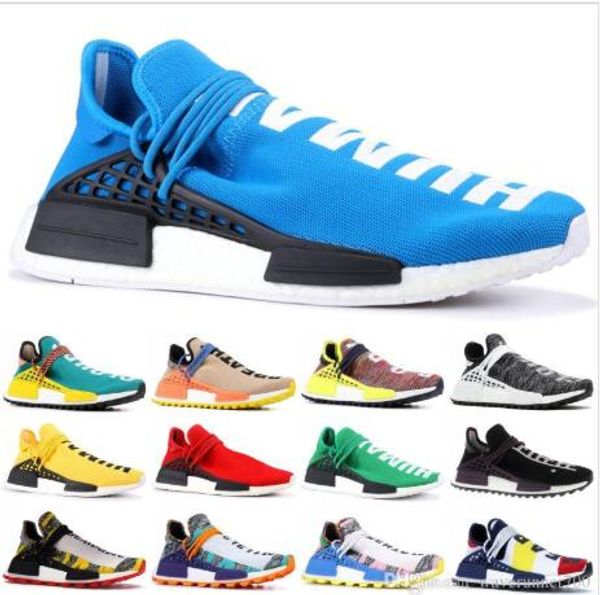 

Человеческая Раса Дизайнерская Обувь Pharrell Williams Мужская Женская Кроссовки Галсту