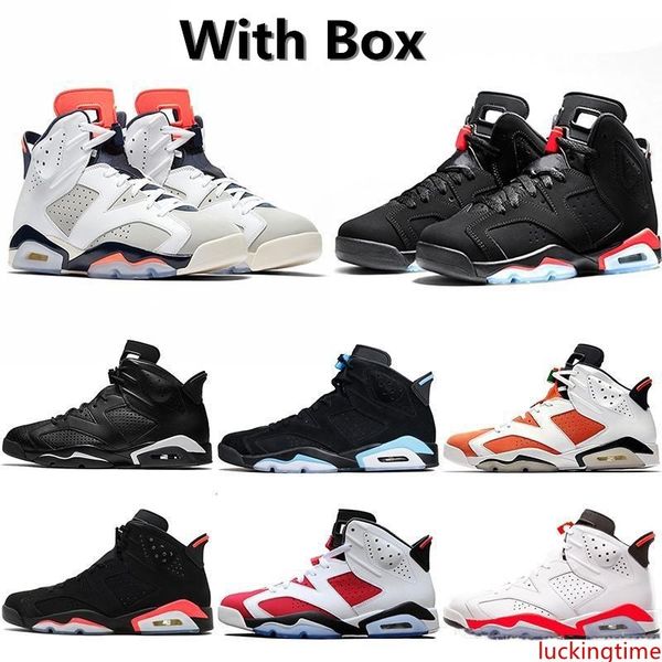 

new bred men 6 6s basketball shoes tinker unc black cat white infrared red carmine toro mens designer trainer sport sneaker size 41-47