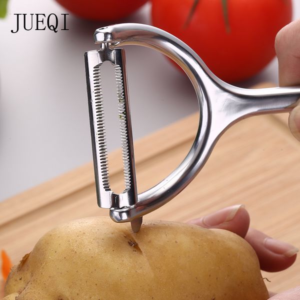 

stainless steel julienne potato peeler vegetable fruit peeler double planing grater kitchen accessories cooking tools