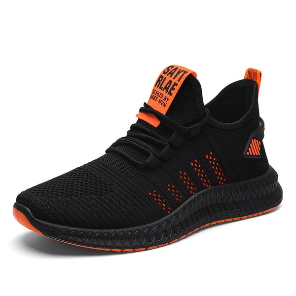 

mesh men casual shoes breathable comfortable lightweight lace-up footwear walking sneakers male running sport shoes