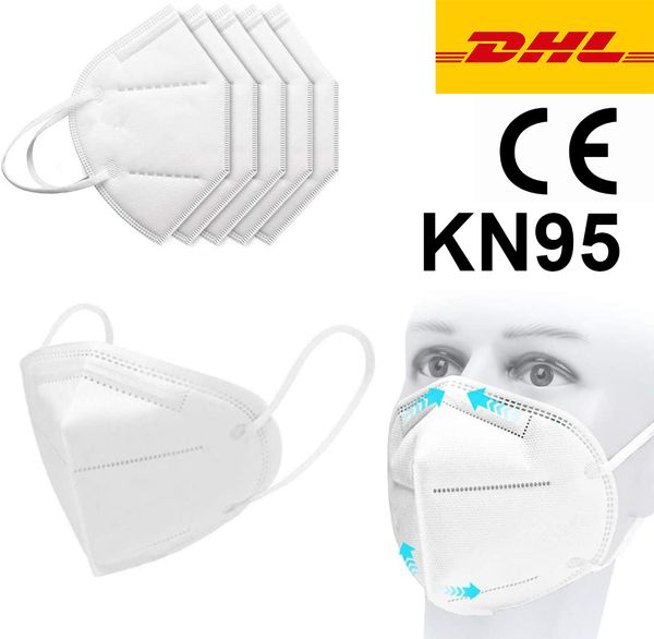 

ready stock]dhl wholesale 50pcs kn95 masks reusable masque anti virus masks ffp2 mouth caps anti-virus anti-fog anti-flu mask