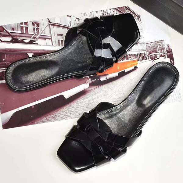 Yeni Klasik Yüksek Kalite Tasarımcı Ayakkabı italyan lüks hakiki deri Açık Kadınlar Flats Günlük Ayakkabılar Moda Terlik Yaz Sandalet