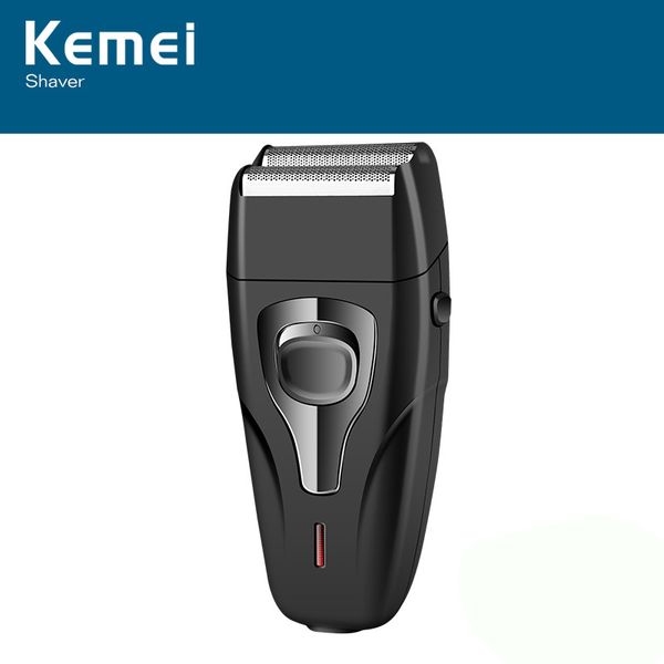 

kemei personal care km-1103 electric shavers male face care rechargeable reciprocating face razor dual-net face shaver razor
