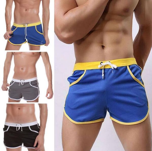 

2020 new men's leisure sports pants, men's fitness pants, beach trunks, swimming trunks, trendy sports pants, White;black