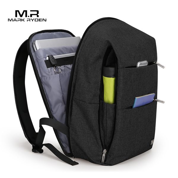 

mark ryden new men backpack for 15.6 inch lapbackpack large capacity stundet casual style bag water repellent