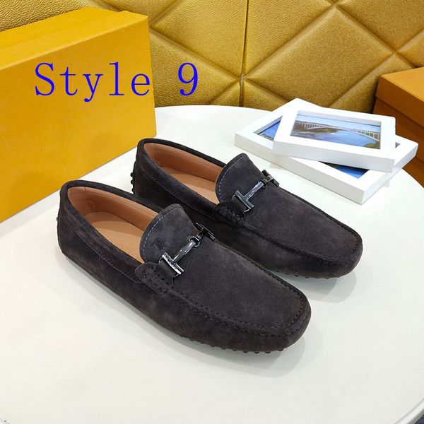 

men running shoes leather fashion casual shoe mens sports shoes metal button peas shoes basketball shoe size35-45, Black