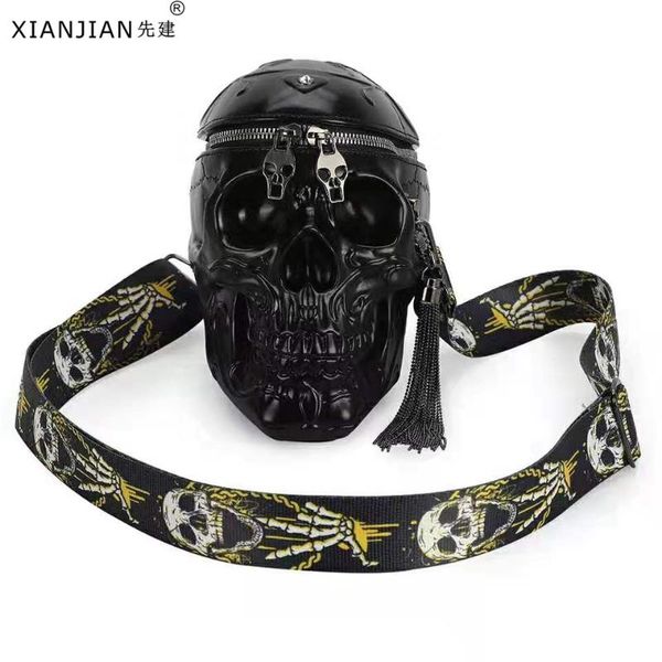 

xianjian dhl свободного harajiku череп сумка готика crossbody сумка плечо hiphop череп уникальный punk сумка