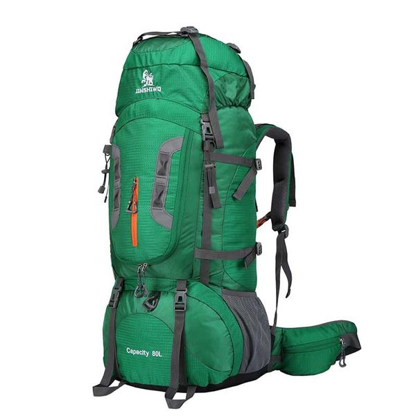 

80l outdoor camping backpack hiking climbing nylon bag superlight sport travel package brand knapsack rucksack shoulder bags