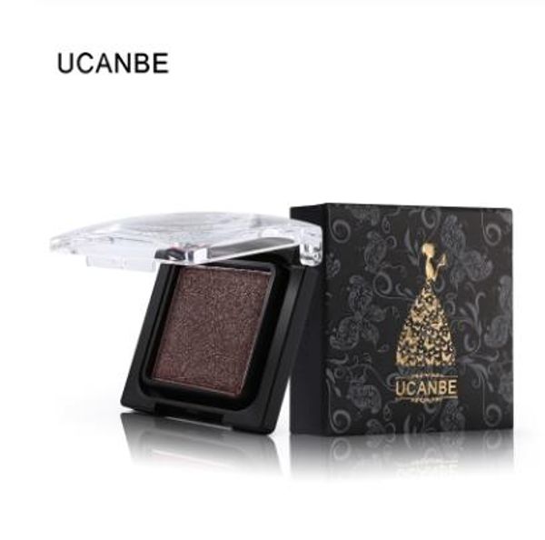 

ucanbe brand single nude shimmer metallic eyeshadow makeup palette matte pigmented glitter long lasting eye shadow cosmetics set