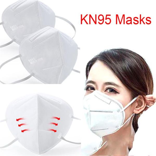 

50pcs hdl shipping disposable mask kn95 face mask 95% filtration non-woven fabric protective masks dust particles pollution filter
