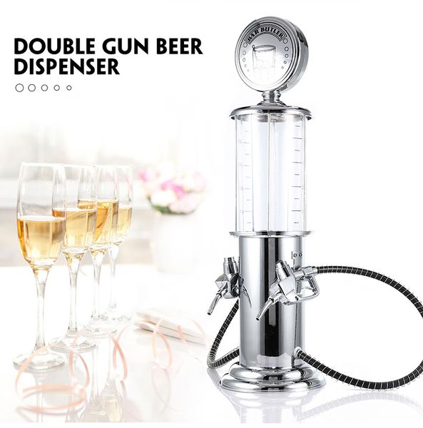

mini beer dispenser machine drinking vessels double gun pump transparent layer design gas station bar beer kitchen drinking wine
