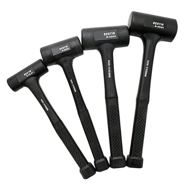 

rubber mallet hammer anti-vibration made excellent quality 30 35 40 45 mm construction tools auto dent tools hammer tap down