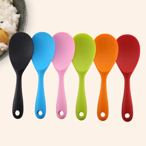 

no-stick silicone rice shovel spoon cooking scoop baking tool kitchen utensils