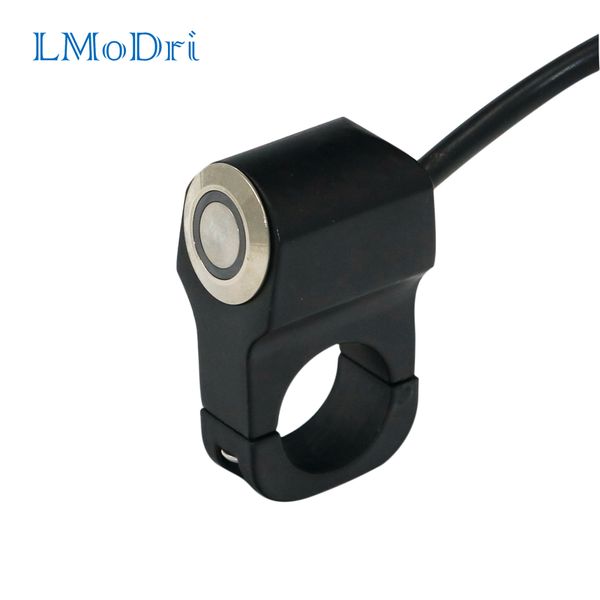 

lmodri wholesale 4pcs/lot motorcycle switches 7/8" handlebar switch headlight hazard brake light horn power on-off with led