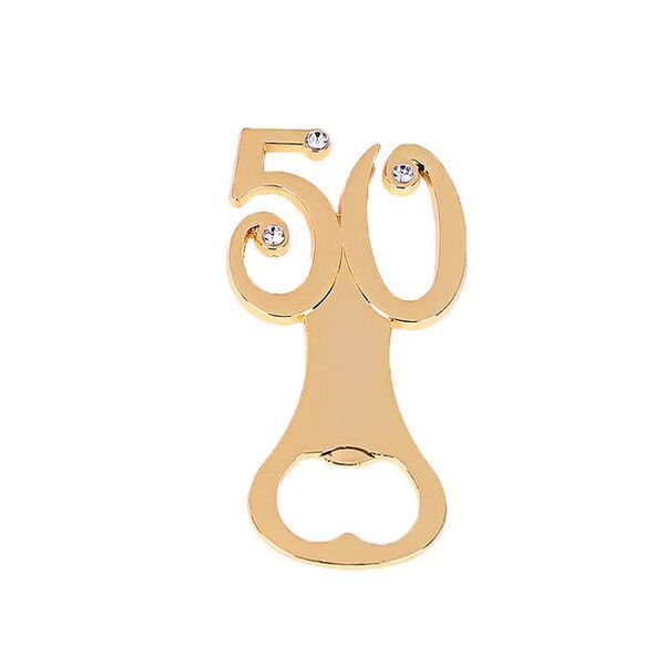 

golden wedding souvenirs digital 50 bottle opener 50th birthday anniversary gift for guest ing
