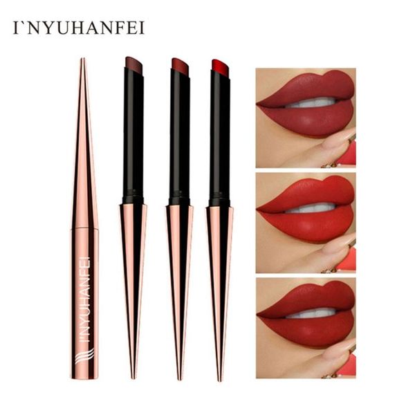 

i'nyuhanfei makeup matte lipstick long-lasting masmoky cosmetics lip stick lips make up tint lip waterproof mate batom