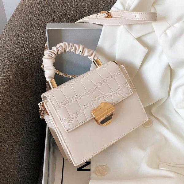 

axukes камень шаблон сплошной цвет кожа pu crossbody сумки для женщин 2020 лето элегантный плеча сумки и кошельки mini tote