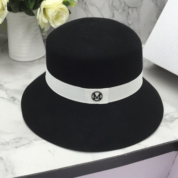 

hepburn wind show face little fisherman hat fashion female han edition joker basin cap m web celebrity style wool cap elegant h, Blue;gray