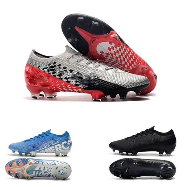 

mens mercurial vapors xiii elite fg 13 cr7 ronaldo neymar njr 360 low ankle soccer football shoes size 39-45