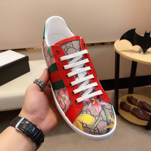 

new fashion luxury men's casual shoes camouflage fabric coach sneakers casual men's shoes with box size: 38-45, Black