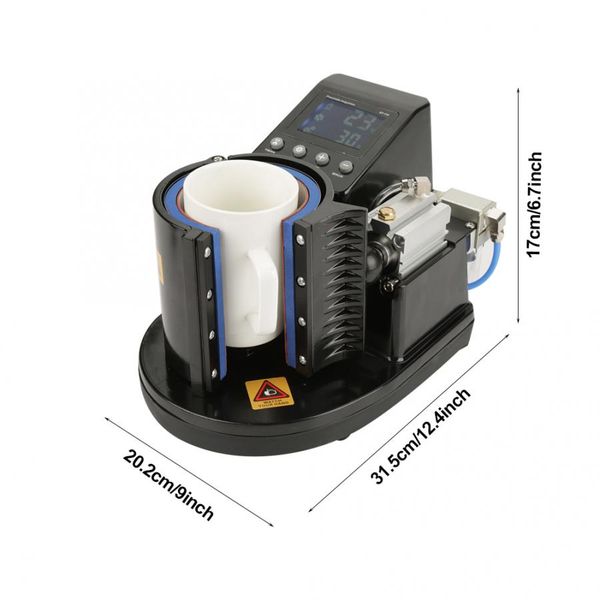 

кружка тепла пресс-машина сша plug 110v пневматическая автоматическая кружка передачи сублимации тепла пресс-машина st-110 черный
