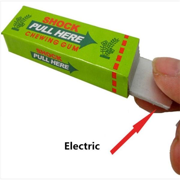 

safety trick joke magic funny toy electric shock shocking chewing gum pull head shocker electroshock practical joke aniti-stress