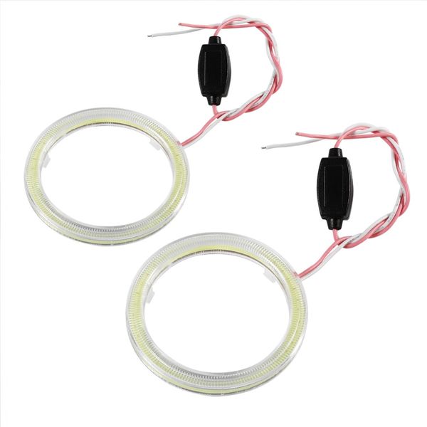 

2pcs 60/70mm car angel eyes led car halo ring led angel eyes headlight drl daytime running light for auto moto motorcycle