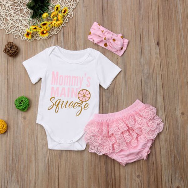 

emmababy 3шт новорожденных девочки romper bodysuit необычные женского пляжного костюм тут шорты одежда экипировка, Pink;blue