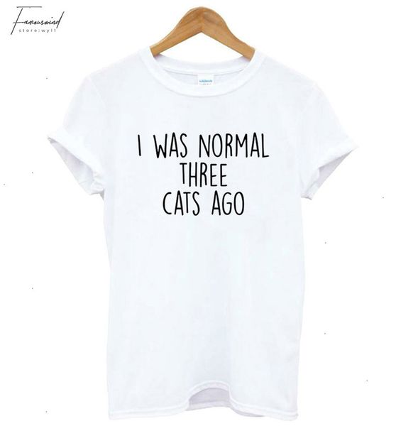 

я tshirt был три нормальный печати женщины хлопок повседневный футболка для lady top tee hipster корабль падения zt20 233, White